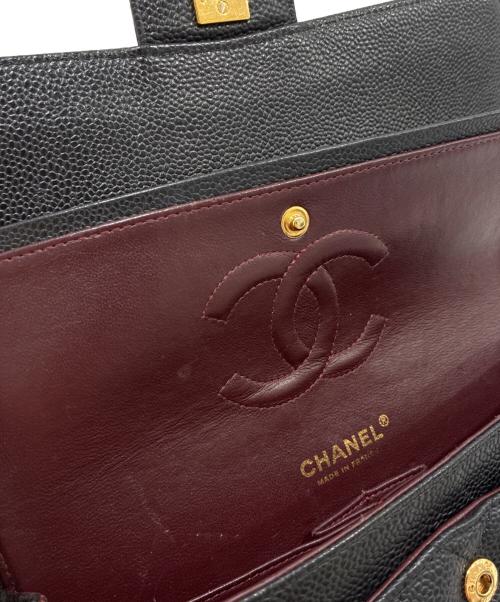 CHANEL（シャネル）CHANEL (シャネル) Matelassé 25/マトラッセ25/Double Flap Chain Shoulder Bag/Wフラップチェーンショルダーバッグ ブラック サイズ:25の古着・服飾アイテム