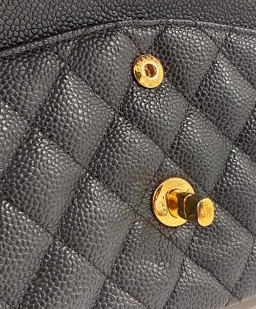 CHANEL（シャネル）CHANEL (シャネル) Matelassé 25/マトラッセ25/Double Flap Chain Shoulder Bag/Wフラップチェーンショルダーバッグ ブラック サイズ:25の古着・服飾アイテム