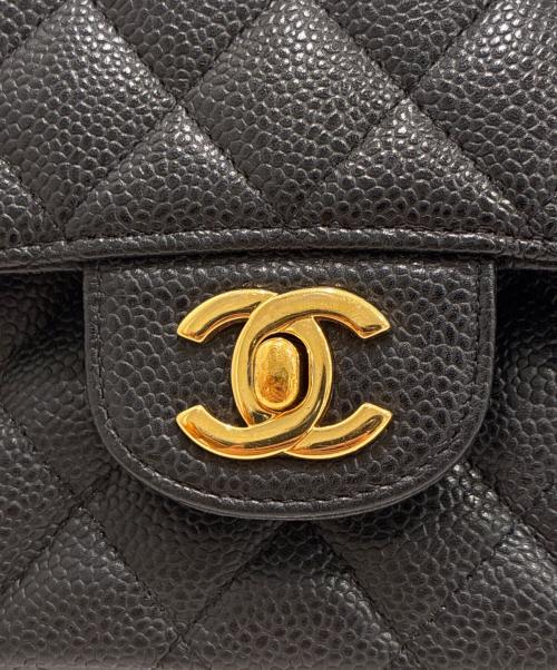 CHANEL（シャネル）CHANEL (シャネル) Matelassé 25/マトラッセ25/Double Flap Chain Shoulder Bag/Wフラップチェーンショルダーバッグ ブラック サイズ:25の古着・服飾アイテム