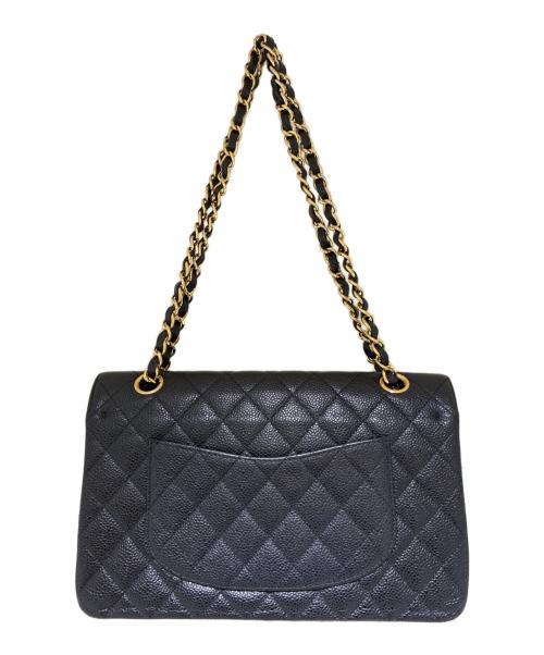 CHANEL（シャネル）CHANEL (シャネル) Matelassé 25/マトラッセ25/Double Flap Chain Shoulder Bag/Wフラップチェーンショルダーバッグ ブラック サイズ:25の古着・服飾アイテム