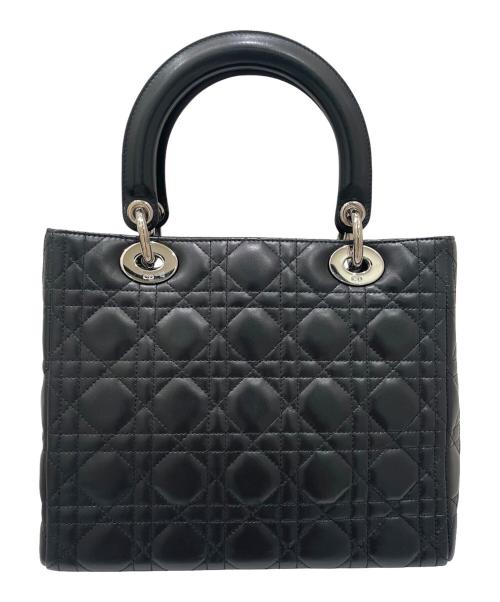 Christian Dior（クリスチャン ディオール）Christian Dior (クリスチャン ディオール) レディディオールミディアム ブラック サイズ:ミディアムの古着・服飾アイテム