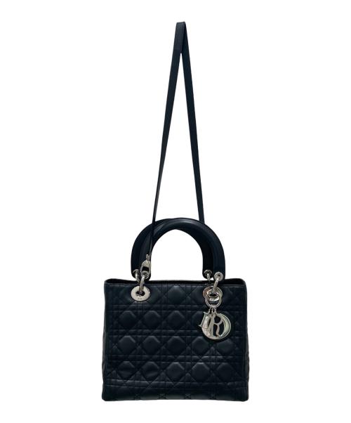 Christian Dior（クリスチャン ディオール）Christian Dior (クリスチャン ディオール) レディディオールミディアム ブラック サイズ:ミディアムの古着・服飾アイテム