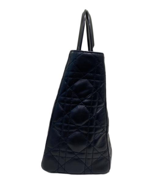 Christian Dior（クリスチャン ディオール）Christian Dior (クリスチャン ディオール) レディディオールミディアム ブラック サイズ:ミディアムの古着・服飾アイテム