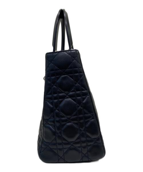 Christian Dior（クリスチャン ディオール）Christian Dior (クリスチャン ディオール) レディディオールミディアム ブラック サイズ:ミディアムの古着・服飾アイテム