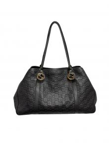 GUCCI（グッチ）の古着「GGツインズトートバッグ グッチシマ」｜ブラック