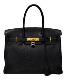 HERMES（エルメス）の古着「Birkin 30 バーキン 30/トゴ/ブラック/□F刻印：2002年製造/ゴールド金具」｜ブラック