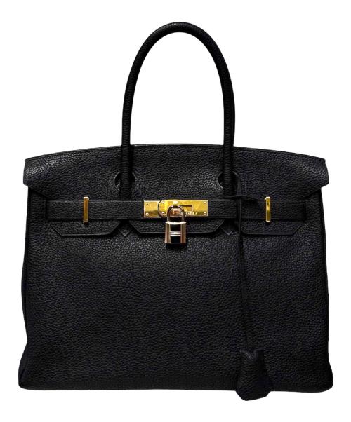 HERMES（エルメス）HERMES (エルメス) Birkin 30 バーキン 30/トゴ/ブラック/□F刻印：2002年製造/ゴールド金具 ブラック サイズ:30の古着・服飾アイテム
