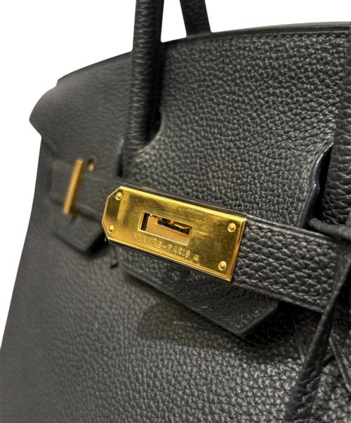 HERMES（エルメス）HERMES (エルメス) Birkin 30 バーキン 30/トゴ/ブラック/□F刻印：2002年製造/ゴールド金具 ブラック サイズ:30の古着・服飾アイテム