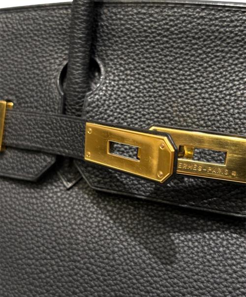 HERMES（エルメス）HERMES (エルメス) Birkin 30 バーキン 30/トゴ/ブラック/□F刻印：2002年製造/ゴールド金具 ブラック サイズ:30の古着・服飾アイテム