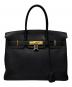 HERMES（エルメス）の古着「Birkin 30 バーキン 30/トゴ/ブラック/□F刻印：2002年製造/ゴールド金具」｜ブラック