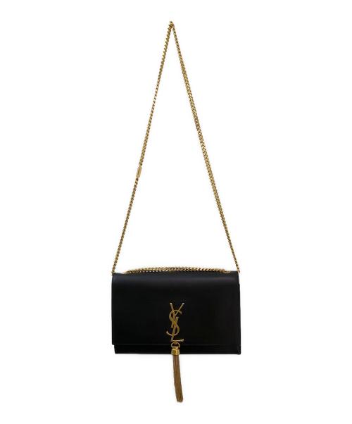 Saint Laurent Paris（サンローランパリ）Saint Laurent Paris (サンローランパリ) タッセルチェーンショルダーバッグ ブラックの古着・服飾アイテム