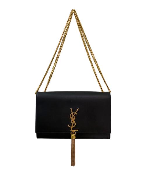 Saint Laurent Paris（サンローランパリ）Saint Laurent Paris (サンローランパリ) タッセルチェーンショルダーバッグ ブラックの古着・服飾アイテム
