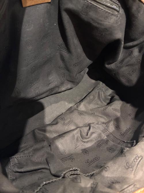 GUCCI（グッチ）GUCCI (グッチ) グッチシマ スーキーハンドバッグ ブラウンの古着・服飾アイテム