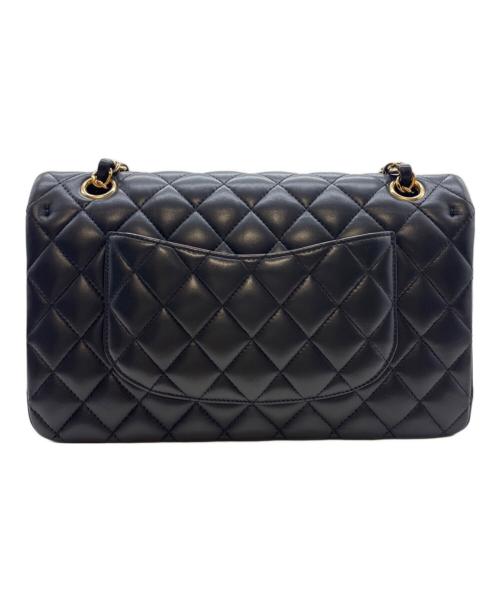 CHANEL（シャネル）CHANEL (シャネル) マトラッセ25/Wフラップチェーンショルダーバッグ ブラック サイズ:25の古着・服飾アイテム