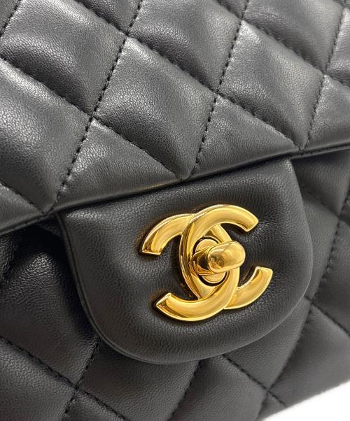 CHANEL（シャネル）CHANEL (シャネル) マトラッセ25/Wフラップチェーンショルダーバッグ ブラック サイズ:25の古着・服飾アイテム