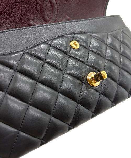 CHANEL（シャネル）CHANEL (シャネル) マトラッセ25/Wフラップチェーンショルダーバッグ ブラック サイズ:25の古着・服飾アイテム