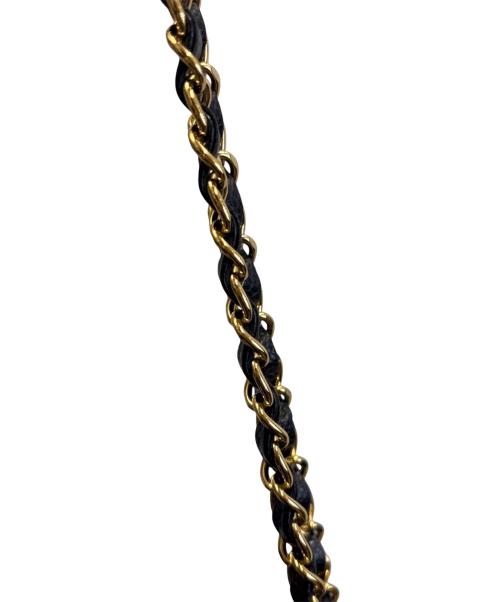 CHANEL（シャネル）CHANEL (シャネル) マトラッセ25/Wフラップチェーンショルダーバッグ ブラック サイズ:25の古着・服飾アイテム