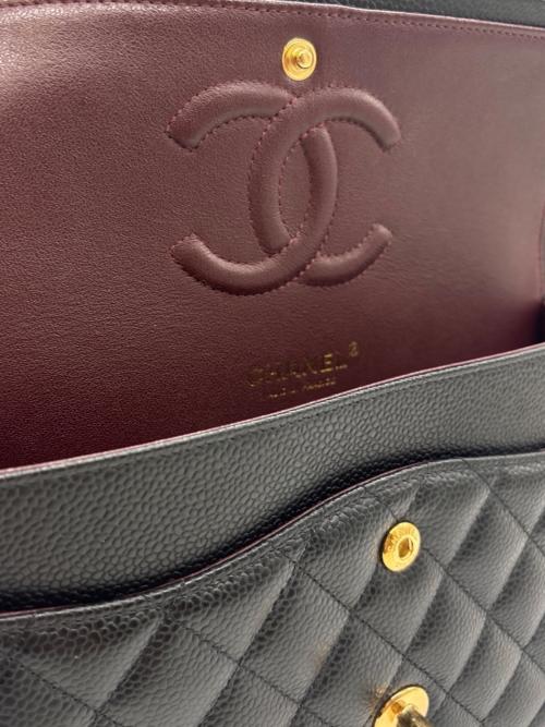CHANEL（シャネル）CHANEL (シャネル) マトラッセ25/Wフラップチェーンショルダーバッグ ブラック サイズ:25の古着・服飾アイテム