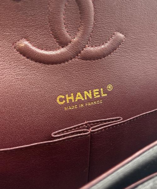 CHANEL（シャネル）CHANEL (シャネル) マトラッセ25/Wフラップチェーンショルダーバッグ ブラック サイズ:25の古着・服飾アイテム