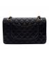 CHANEL (シャネル) マトラッセ25/Wフラップチェーンショルダーバッグ ブラック サイズ:25：1250000円