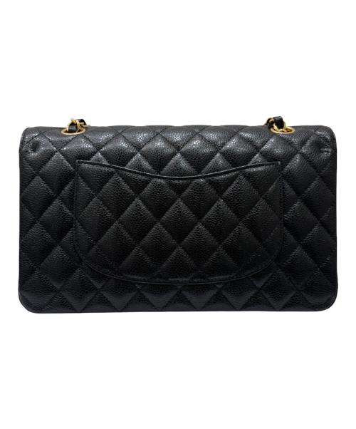 CHANEL（シャネル）CHANEL (シャネル) マトラッセ25/Wフラップチェーンショルダーバッグ ブラック サイズ:25の古着・服飾アイテム