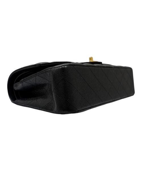 CHANEL（シャネル）CHANEL (シャネル) マトラッセ25/Wフラップチェーンショルダーバッグ ブラック サイズ:25の古着・服飾アイテム