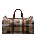 BURBERRYバーバリー）の古着「ノヴァチェックボストンバッグ」｜ベージュ