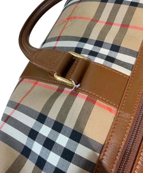 BURBERRY（バーバリー）BURBERRY (バーバリー) ノヴァチェックボストンバッグ ベージュの古着・服飾アイテム