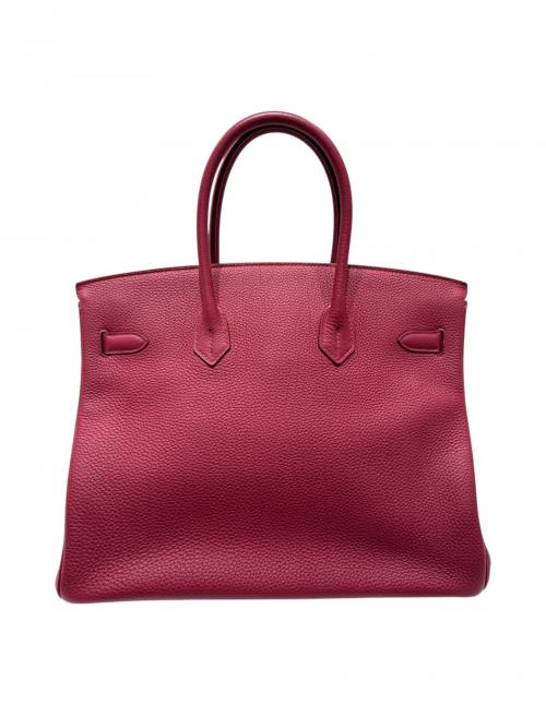 HERMES（エルメス）HERMES (エルメス) Birkin 35 バーキン 35/トゴ/	ルージュ グルナディーヌ/シルバー金具/T刻印/2015年製 ルージュ グルナディーヌ サイズ:35の古着・服飾アイテム