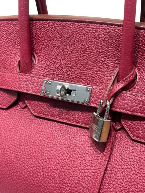 HERMES（エルメス）HERMES (エルメス) Birkin 35 バーキン 35/トゴ/	ルージュ グルナディーヌ/シルバー金具/T刻印/2015年製 ルージュ グルナディーヌ サイズ:35の古着・服飾アイテム