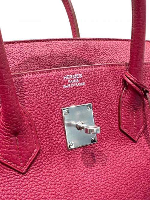 HERMES（エルメス）HERMES (エルメス) Birkin 35 バーキン 35/トゴ/	ルージュ グルナディーヌ/シルバー金具/T刻印/2015年製 ルージュ グルナディーヌ サイズ:35の古着・服飾アイテム