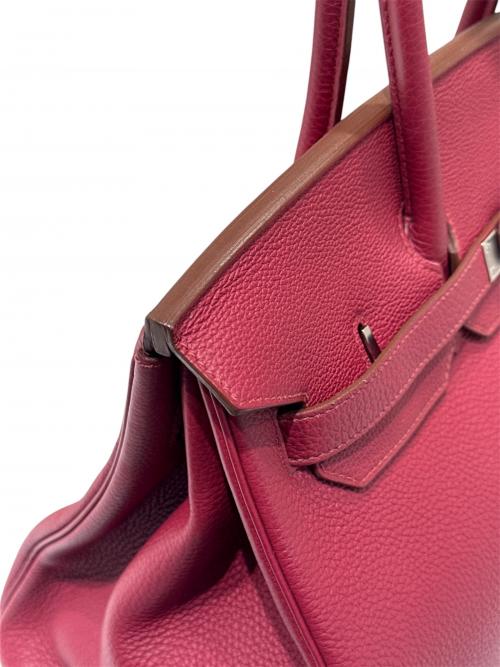 HERMES（エルメス）HERMES (エルメス) Birkin 35 バーキン 35/トゴ/	ルージュ グルナディーヌ/シルバー金具/T刻印/2015年製 ルージュ グルナディーヌ サイズ:35の古着・服飾アイテム