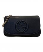 GUCCIグッチ）の古着「ソーホーショルダーバッグ」｜ブラック