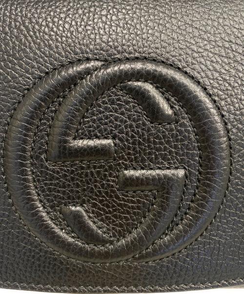 GUCCI（グッチ）GUCCI (グッチ) ソーホーショルダーバッグ ブラックの古着・服飾アイテム