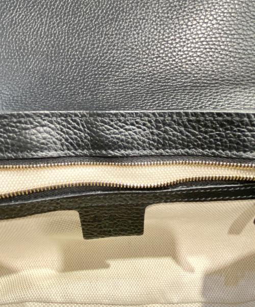 GUCCI（グッチ）GUCCI (グッチ) ソーホーショルダーバッグ ブラックの古着・服飾アイテム