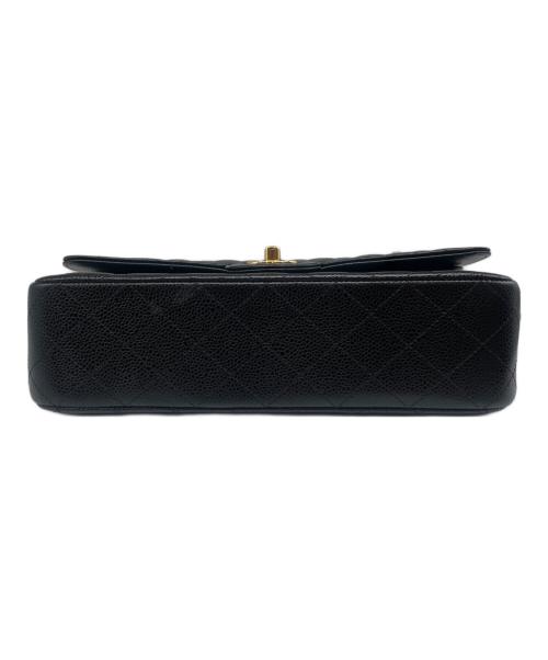 CHANEL（シャネル）CHANEL (シャネル) Matelassé 25 Double Flap Chain Shoulder Bag/マトラッセ25 Wフラップチェーンショルダーバッグ ブラックの古着・服飾アイテム