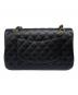 CHANEL (シャネル) Matelassé 25 Double Flap Chain Shoulder Bag/マトラッセ25 Wフラップチェーンショルダーバッグ ブラック：1300000円