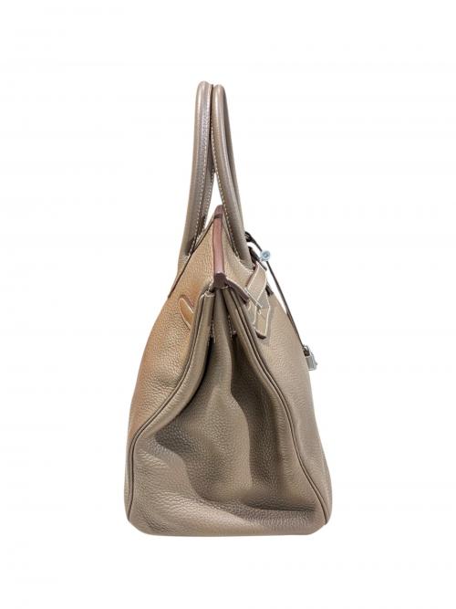 HERMES（エルメス）HERMES (エルメス) Birkin 35　バーキン35/トゴ/エトゥープ/ □P刻印：2012年製造/シルバー金具 エトゥープ×シルバー金具 サイズ:35の古着・服飾アイテム