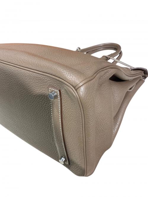 HERMES（エルメス）HERMES (エルメス) Birkin 35　バーキン35/トゴ/エトゥープ/ □P刻印：2012年製造/シルバー金具 エトゥープ×シルバー金具 サイズ:35の古着・服飾アイテム