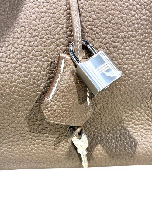 HERMES（エルメス）HERMES (エルメス) Birkin 35　バーキン35/トゴ/エトゥープ/ □P刻印：2012年製造/シルバー金具 エトゥープ×シルバー金具 サイズ:35の古着・服飾アイテム