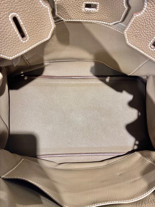 HERMES（エルメス）HERMES (エルメス) Birkin 35　バーキン35/トゴ/エトゥープ/ □P刻印：2012年製造/シルバー金具 エトゥープ×シルバー金具 サイズ:35の古着・服飾アイテム