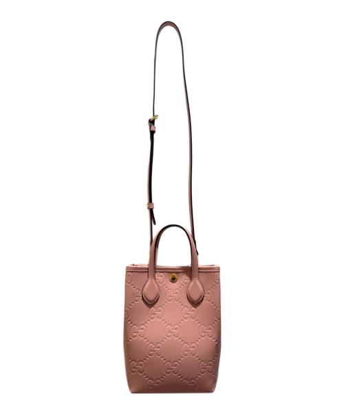 GUCCI（グッチ）GUCCI (グッチ) スーパーミニバッグ/790133 ピンクの古着・服飾アイテム