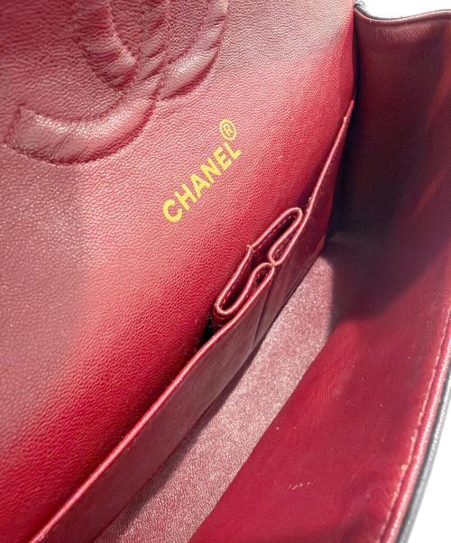 CHANEL（シャネル）CHANEL (シャネル) マトラッセ25/Wフラップチェーンショルダーバッグ ブラック サイズ:25の古着・服飾アイテム