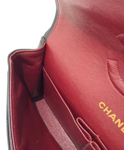 CHANEL（シャネル）CHANEL (シャネル) マトラッセ25/Wフラップチェーンショルダーバッグ ブラック サイズ:25の古着・服飾アイテム