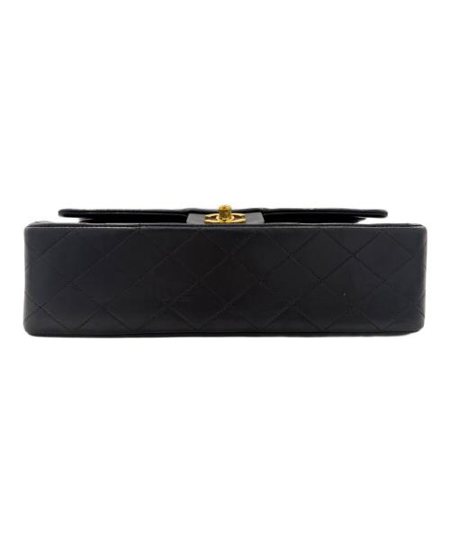 CHANEL（シャネル）CHANEL (シャネル) マトラッセ25/Wフラップチェーンショルダーバッグ ブラック サイズ:25の古着・服飾アイテム