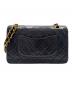 CHANEL (シャネル) マトラッセ25/Wフラップチェーンショルダーバッグ ブラック サイズ:25：720000円