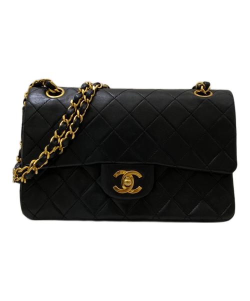 CHANEL（シャネル）CHANEL (シャネル) マトラッセ23/Wフラップチェーンショルダーバッグ ブラック サイズ:23の古着・服飾アイテム