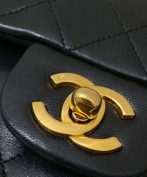 CHANEL（シャネル）CHANEL (シャネル) マトラッセ23/Wフラップチェーンショルダーバッグ ブラック サイズ:23の古着・服飾アイテム