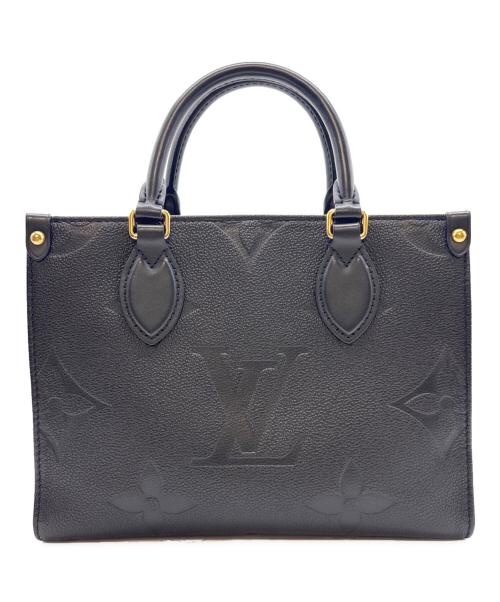 LOUIS VUITTON（ルイ ヴィトン）LOUIS VUITTON (ルイ ヴィトン) オンザゴーPM　モノグラム・アンプラント ノワールの古着・服飾アイテム