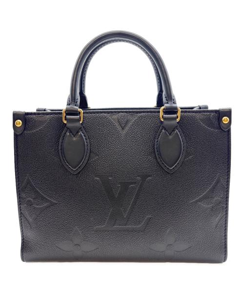LOUIS VUITTON（ルイ ヴィトン）LOUIS VUITTON (ルイ ヴィトン) オンザゴーPM　モノグラム・アンプラント ノワールの古着・服飾アイテム